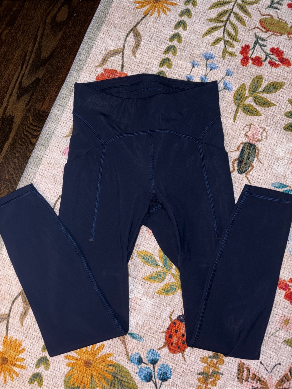 lululemon athletica Navy High-Waist Athletic Leggings